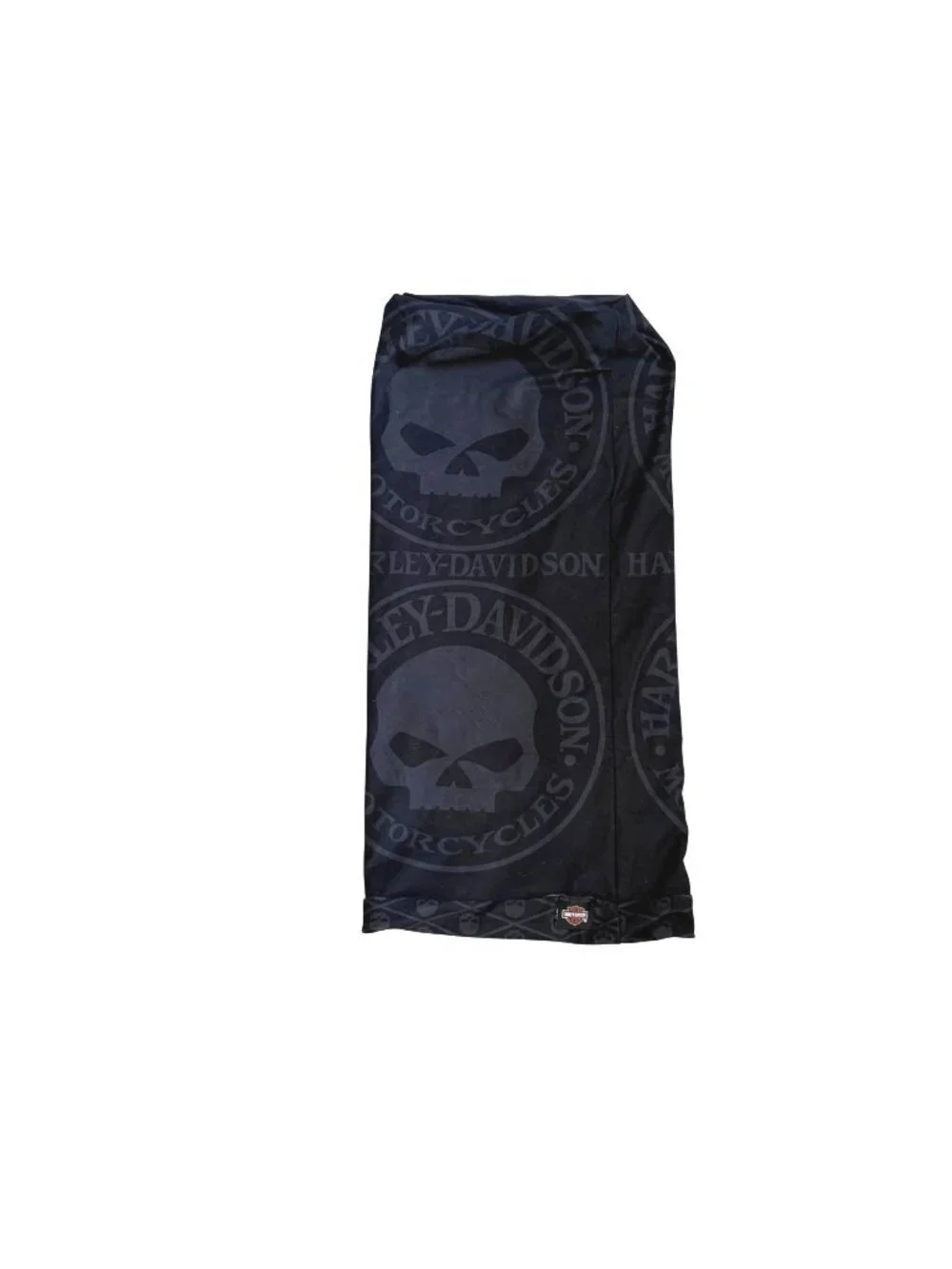 Harley Davidson Men's Neck Gaiter Black Skull Print Motorcycle Biker Rider Gear
